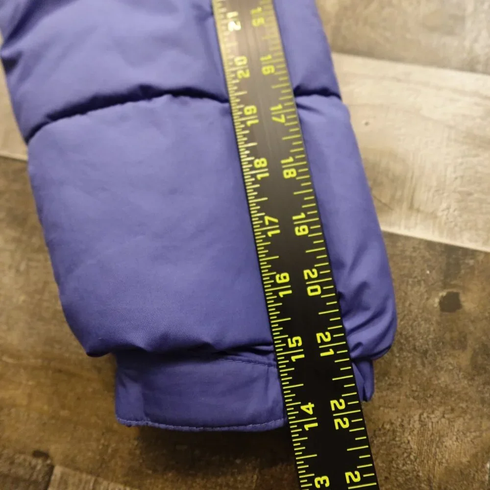 Columbia Pike Lake Insulated Jacket Girls Large Navy Blue‎ Omni-Heat Hooded